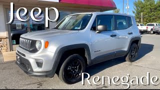 Jeep Renegade Sport 4x4 7k MILES in Silver [upl. by Ynohtna539]