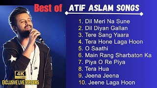 🔴 Live  Best Of Atif Aslam  Atif Aslam Top 10 Songs Jukebox  Atif Aslam Hit Songs 2024 [upl. by Dunning]