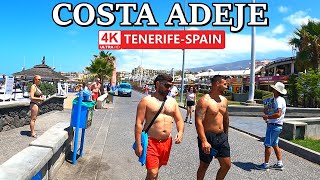 TENERIFE  COSTA ADEJE  Spectacular Weather and Busy Beaches 😎 4K Walk ● May 2024 [upl. by Ahsiekit]