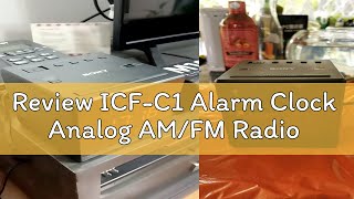 Review ICFC1 Alarm Clock Analog AMFM Radio [upl. by Elysee]