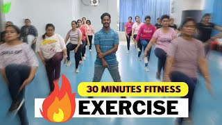 Exercise Workout Video  Weight Loss Video  Zumba Fitness With Unique Beats  Vivek Sir [upl. by Diarmid36]