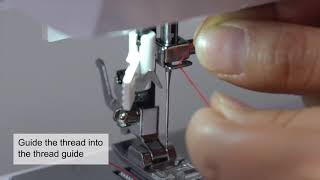 Uten 2685a sewing machineHow to thread the upper thread [upl. by Narak]