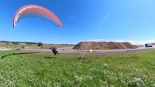 Všechov  Tábor 682024 Towing by car 1058 Ozone Enzo 3 Paragliding Soaring Czech Rep Česko [upl. by Nitsu350]