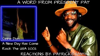 CELINE DION  A New Day Has Come Live in Rock for the USA 2002 REACTION VIDEO [upl. by Gaultiero]