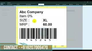 Tally TDL Barcode Module l How to Create Barcode in Tally Prime [upl. by Ablem]