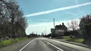 Driving Along Malvern Road amp Upton Road From Powick To Callow End Worcestershire England [upl. by Ebby]