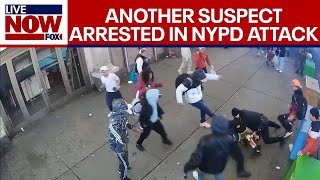 Migrant Crisis NYPD arrest another suspect in officer attack  LiveNOW from FOX [upl. by Hullda577]