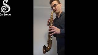 SaxShopcom 1924 King Saxello Soprano Saxophone [upl. by Colbye]