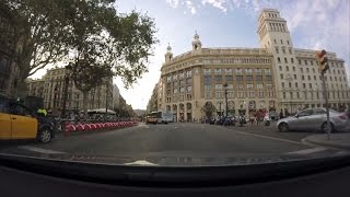 Roadtrip 2016 27  Spain Plaça de Catalunya amp Rambla de Catalunya Barcelona [upl. by Atiniuq463]