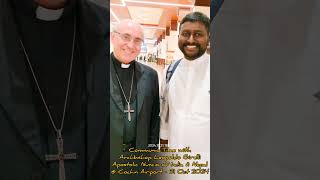 Communio Time withArchbishop Leopoldo GirelliApostolic Nuncio of India amp Nepal Cochin  31 Oct 2024 [upl. by Primavera]