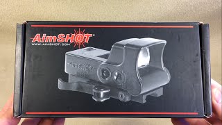 AimSHOT HGPro BG Reflex sight with quick release mount [upl. by Donnelly886]