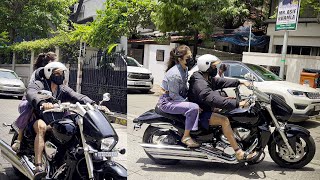 Zerodha Founder and Rhea Chakraborty Bike Ride  Girlfriend  Boyfriend [upl. by Sutton]