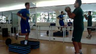 Treinamento de Goleiro  Estabilização Abdominal  Transferência de Força Membros Inferiores [upl. by Annoit]