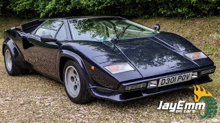 1986 Lamborghini Countach 5000 QV  Is The Ultimate Supercar Really Terrible To Drive [upl. by Razaele206]