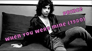 Prince  When You Were Mine Karaoke [upl. by Neersin]