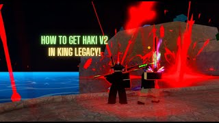 How To Get Haki V2 In King Legacy Roblox King Legacy [upl. by Eelahc]