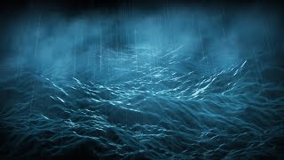 Rain amp Stormy Ocean Sounds Aboard Wooden Ship  Sleep Study Focus  White Noise 10 Hours [upl. by Aleuqahs197]