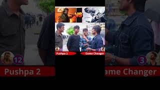 Game Changer VS Pushpa 2  which movie people are more excited for pushpa2therule gamechanger [upl. by Wollis778]