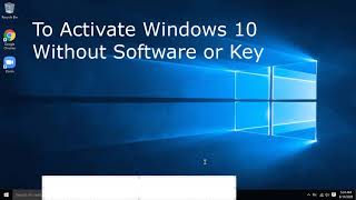 Activate Windows 10 all versions [upl. by Adlanor393]