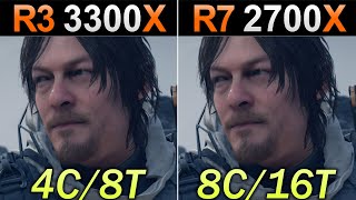 Ryzen 3 3300X Vs Ryzen 7 2700X  How Much Performance Difference [upl. by Durer]