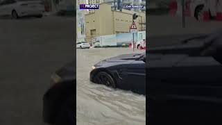 Dubai Left Under Water Following Intense Rain Dubai UAE [upl. by Claybourne747]