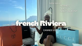 French Riviera Cannes shopping Haul Unboxing Hermes Gucci and Saint Laurent [upl. by Hellene]