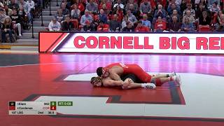 197lbs Jacob Cardenas Cornell vs Rocky Elam Missouri [upl. by Yuhas]