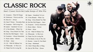 Classic Rock Ballads 80s 90s  Best Classi Rock Ballads Songs Of 80s 90s [upl. by Arelus]