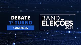 Eleições 2024 Debate na Band dos Candidatos à Prefeitura de Campinas 1º Turno [upl. by Bhatt]