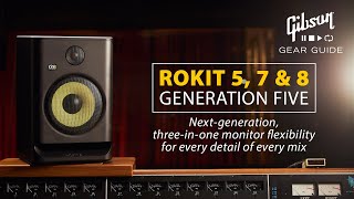 New KRK ROKIT Generation Five  5 7 and 8 Active TwoWay Studio Reference Monitors Demo [upl. by Oicnerual]