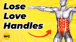 Lose Love Handles Workout For Men TOP 10 Exercises [upl. by Krilov]