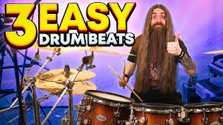 3 Drum Beats ANYONE Can Play [upl. by Owena]