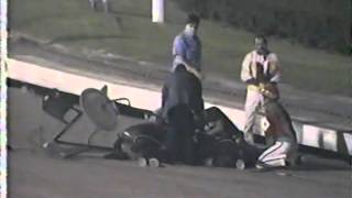 1990 Yonkers Raceway horse racing accident [upl. by Bondy204]