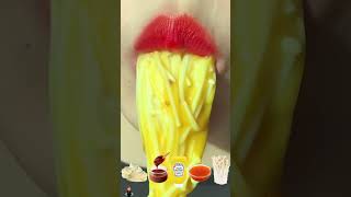 asmr ENOKI MUSHROOMS WITH SAUCE eating sounds mukbang eating eatingshow satisfyingeatingsounds [upl. by Reldnahc893]