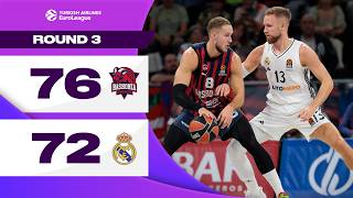 A Tense Finish Where EVERY PLAY COUNTS  Baskonia  Real Madrid  BASKETBALL HIGHLIGHTS R3 202425 [upl. by Nehgam150]