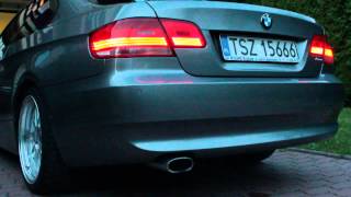 BMW 320D E92 exhaust sound NO DPF [upl. by Anasor]