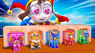 PAW Patrol Ultimate Rescue Missions  Guess the Right Door with Tire Game  Mighty Pups Ultimate [upl. by Verner426]