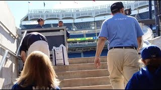 Onfield access at Yankee Stadium [upl. by Melvena]