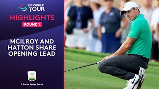 Round 1 Highlights  ft McIlroy Hatton Waring  2024 DP World Tour Championship [upl. by Lovmilla621]