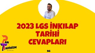 📢 2023 LGS İNKILAP TARİHİ CEVAPLARI [upl. by Enneirdna]