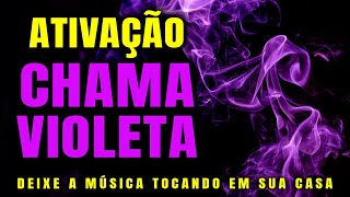 💜DESTRAVA TUDO  TRANSMUTAÇÃO E ATIVAÇÃO DA CHAMA VIOLETA  7º Raio Solar  Mestre Saint Germain [upl. by Yarg]