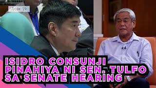 DMCI BILLIONAIRE ISIDRO CONSUNJI PINAHIYA NI SEN TULFO SA SENATE HEARING [upl. by Nowd573]