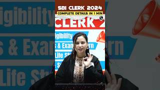 SBI Clerk 2024 Notification  Complete Details in 1 min sbiclerk2024 sbiclerk bankingwallah [upl. by Zednanreh]