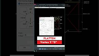 Autocad Flatten a drawing automatically shorts short shortvideo trending [upl. by Bechler752]