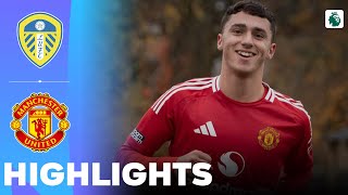 Manchester United vs Leeds United  Highlights  U18 Premier League 02112024 [upl. by Florencia]