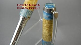 How to Make a Custom Finial [upl. by Nnayelsel]