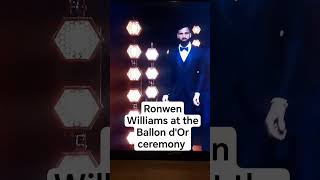 Mamelodi Sundowns and Bafana Bafana goalkeeper Ronwen Williams at the Ballon dOr ceremony [upl. by Anol]