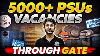 PSUs Vacancies Through GATE  How to Join PSU With GATE 2024 Score [upl. by Swithbart]