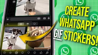 How to Make Whatsapp GIF Stickers [upl. by Yemar221]