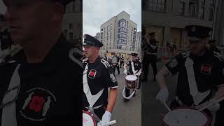 Cambuslang volunteers flute band  denny rangers 50th anniversary parade 2023 [upl. by Atterehs]